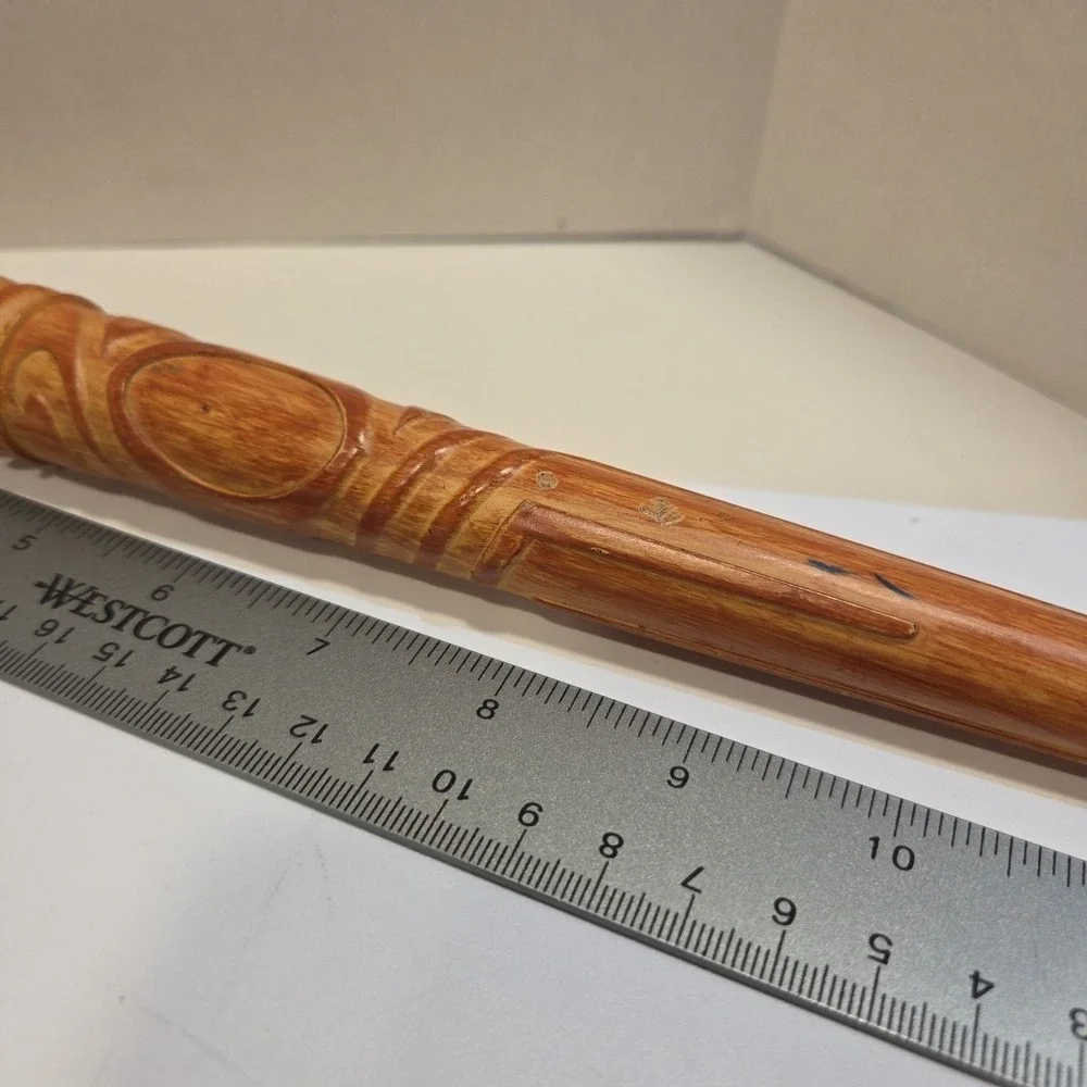 Great Wolf Lodge Magiquest Engraved Wood Wand - Untested